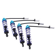 Metal Oil Pressure Shock Damper For Rc Car, Adjustable Front Rear Shock Absorber Set Aluminum Alloy Upgrades For Remote Control Car Suspension