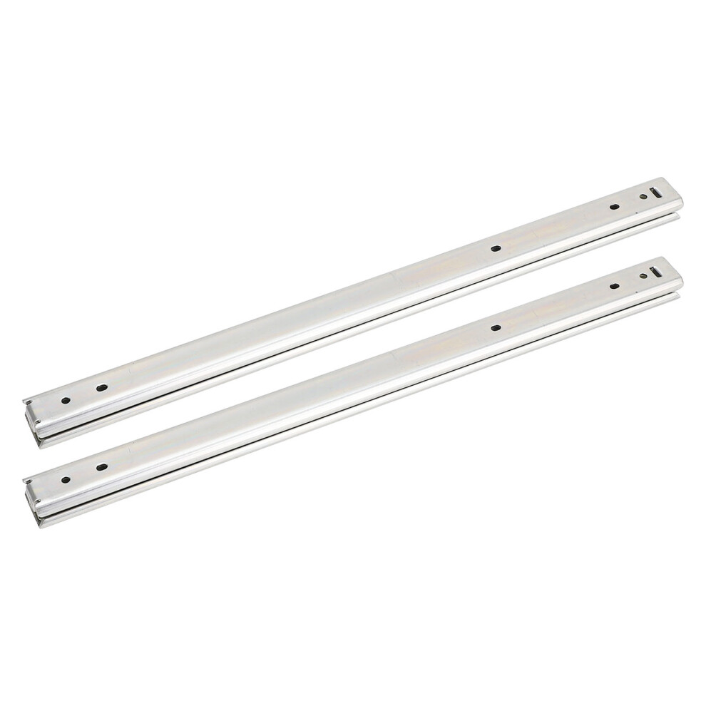 2 Pcs 200Mm Steel Full Extension Drawer Slides 27Mm Width For Electronics 6951384987644