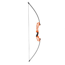 Recurve Bow, Straight Draw, 30/40 lbs, Archery, Metal Riser, 53 Inch (Orange, 30 lb)