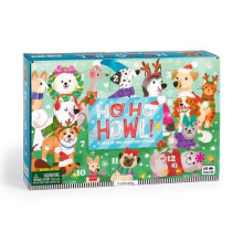 Mudpuppy Ho Ho Howl! - 12 Tage Puzzle mit 12 tollen 48-teiligen Mini-Puzzles von niedlichen Welpen zu Weihnachten!