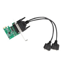 PCIE 1x Adapter Card for 2/4 Port RS232-Dual serial port car