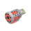 2 pcs LED bulb W16W 12-24V 100% CAN red strong, no error 2