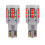 2 pcs LED bulb W16W 12-24V 100% CAN red strong, no error 7