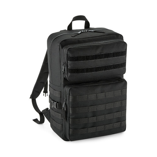 BagBase (One Size, Black) BagBase MOLLE Tactical Backpack