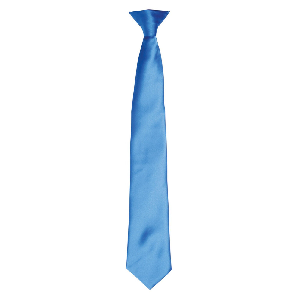 Premier (One Size, Sapphire Blue) Unisex Adult Satin Tie