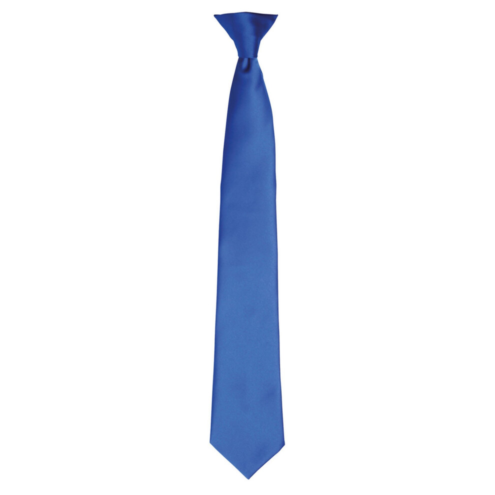 Premier Unisex Adult Satin Tie (Royal Blue) - One Size - Image 2