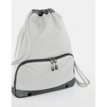 (One Size, Ice Grey) Bagbase Athleisure Drawstring Bag