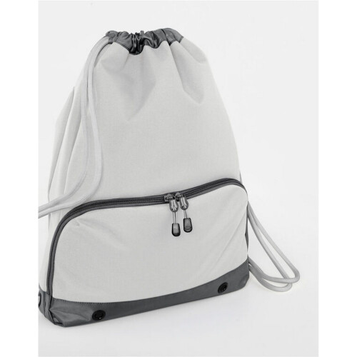 BagBase (One Size, Ice Grey) Bagbase Athleisure Drawstring Bag