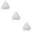 3Pièces Moules Silicone Triangle Pour Béton Bougies 9
