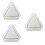 3Pièces Moules Silicone Triangle Pour Béton Bougies 7