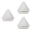 3Pièces Moules Silicone Triangle Pour Béton Bougies 6