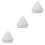 3Pièces Moules Silicone Triangle Pour Béton Bougies 5
