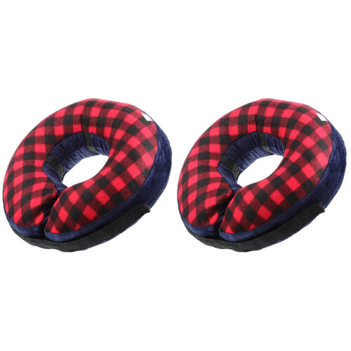 2Pièces Collier Conique Gonflable Multi Usage Protection Chat 1