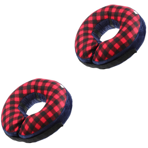 2Pièces Collier Conique Gonflable Multi Usage Protection Chat 2