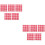 10Ensembles Ruban De Présentation Double Face Pour Art Ongulaire 6