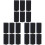 18Pièces Sangles De Transport Ski Snowboard Nylon Noir 3