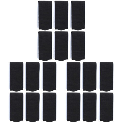 18Pièces Sangles De Transport Ski Snowboard Nylon Noir 2