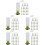 100Pièces Outils Apiculture Cage Plastique Protection Durable 8