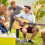 3Pièces Table Pliante Portable En Bois Pour Vin Jardin 7