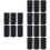 18Pièces Sangles De Transport Ski Snowboard Nylon Noir 7