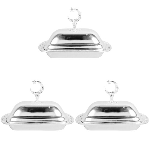 3Pièces Conteneurs Pour Beurre Couvercle Design Moderne 2