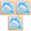3Ensembles Jouet Enfants Blocs Bois Colorés Concentration 4
