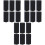 18Pièces Sangles De Transport Ski Snowboard Nylon Noir 4
