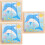 3Ensembles Jouet Enfants Blocs Bois Colorés Concentration 8