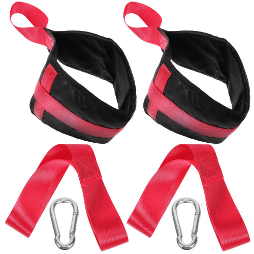 6Pièces Sangles Lifting Gym Couleurs Variées Usage 1