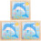 3Ensembles Jouet Enfants Blocs Bois Colorés Concentration 3