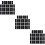 45Ensembles Bandes Fixes Auto-Adhésives Pour Tapis 9