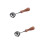 2Pièces De Sceau Multi Couleurs Avec Manche Bois Pour Cire 8