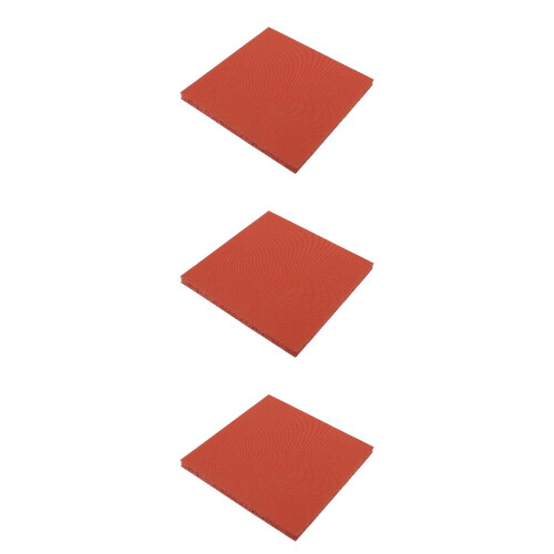 3Pièces Coussin Silicone Marron Résistant Pour Transfert DIY 1