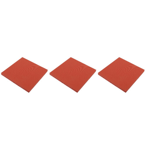 3Pièces Coussin Silicone Marron Résistant Pour Transfert DIY 2