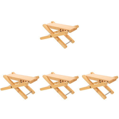 4Pièces Repose-Pied Guitare Bambou Pratique 1