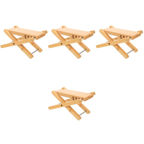 4Pièces Repose-Pied Guitare Bambou Pratique 2