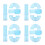 4Ensembles Tunnel Externe Résistant Pour Cage Hamster Rongeurs 3