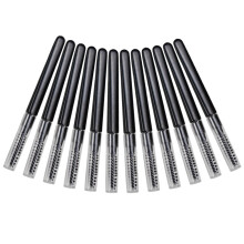 60Pièces Sourcils Et Brosse Cils Noire Pratique Capuchon