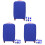 3Pièces Couvre-Valises Extensibles Protection Chic Anti-Rayures 2