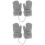 2Pièces Tricotés Hiver Enfants Doublure Protection 5