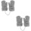 2Pièces Tricotés Hiver Enfants Doublure Protection 6