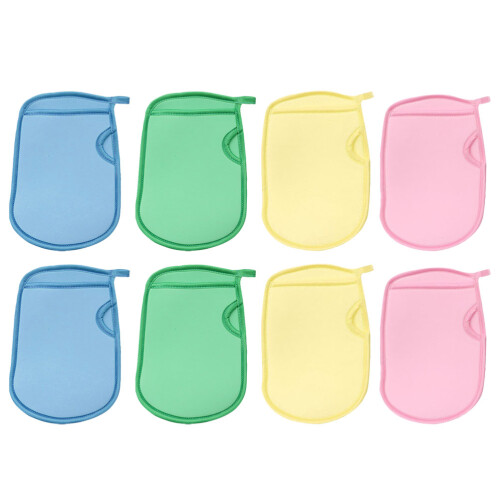16Pièces Manchons Exfoliants Douche Enfants Pva Colorés 1