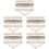 5Ensembles Kit DIY Kalimba Argenté Accessoires Pour 4