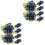 12Pièces Pompons Cheering Colorés Pour Cheerleaders Supporters 4