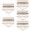 5Ensembles Kit DIY Kalimba Argenté Accessoires Pour 8