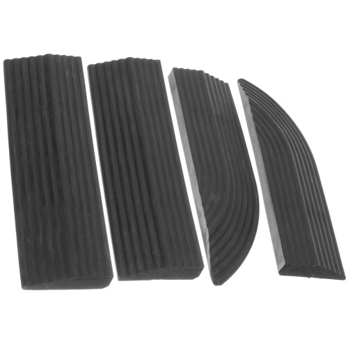3Ensembles Rampe Chargement Souple Noire Pour Usage