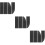 3Ensembles Rampe Chargement Souple Noire Pour Usage 9
