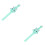 2Pièces Enfants Silicone Verte Durable Animé Fun 6