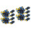 12Pièces Pompons Cheering Colorés Pour Cheerleaders Supporters 5