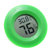 3Pièces Thermomètre Humidité 2-En-1 Vert Pour